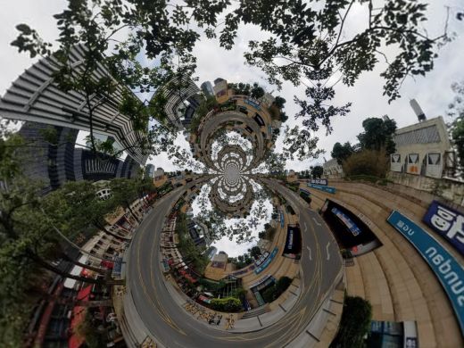 Buildings and Structures  in Shenzhen-China 2025-Polar Invert Images_IX