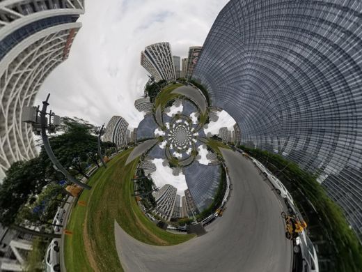 Buildings and Structures  in Shenzhen-China 2025-Polar Invert Images_XI