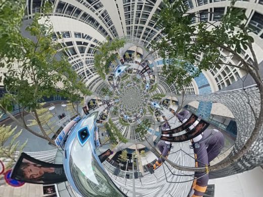 Buildings and Structures  in Shenzhen-China 2025-Polar Invert Images_IV